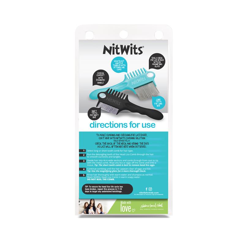 Load image into Gallery viewer, Nitwits Head Lice Comb Twin Pack
