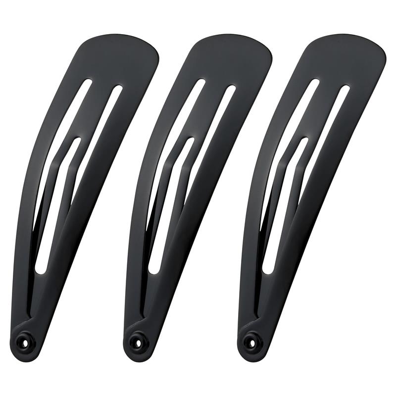 Load image into Gallery viewer, Lady Jayne One Touch Clips, Black, Pk10
