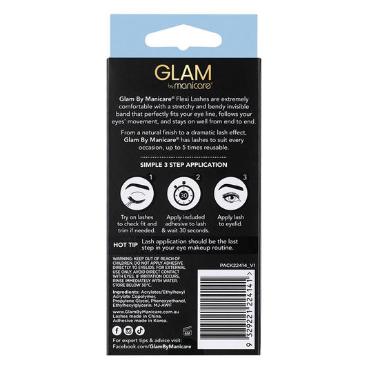 Glam By Manicare River Flexi Lashes Natural