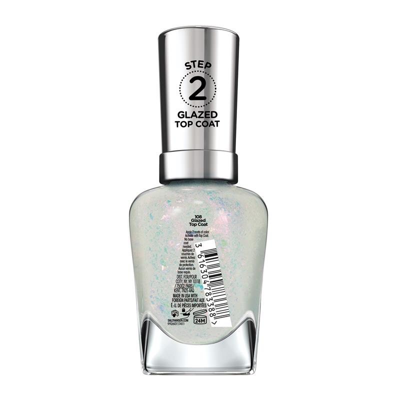Load image into Gallery viewer, Sally Hansen Miracle Gel Nail Polish Glazed Top Coat 14.7ml
