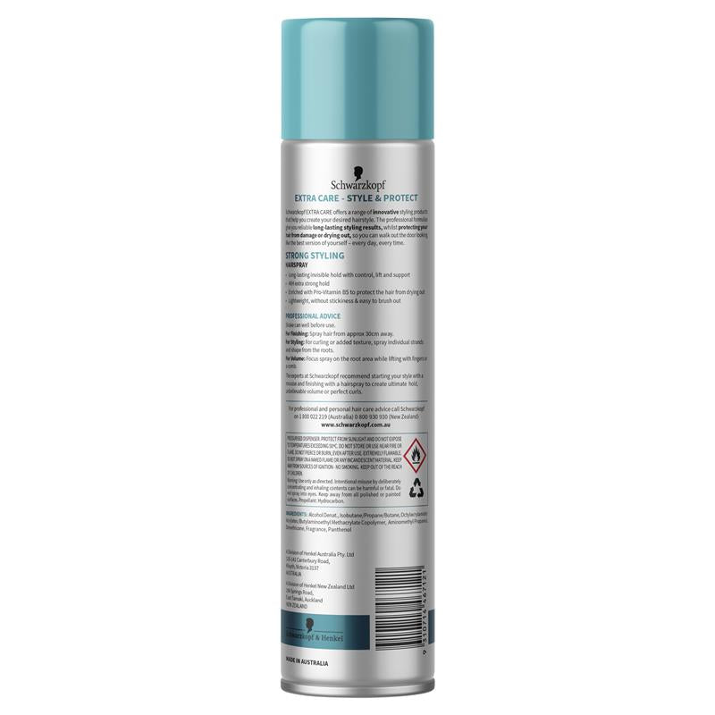 Load image into Gallery viewer, Schwarzkopf Extra Care Strong Styling Hairspray Maximum Hold 250g
