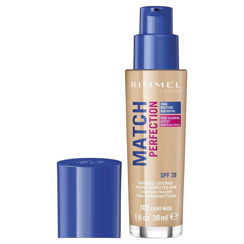 Load image into Gallery viewer, Rimmel Match Perfection 102 Light Nude
