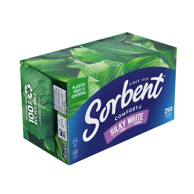 Load image into Gallery viewer, Sorbent Facial Tissues Soft White 250 Pack
