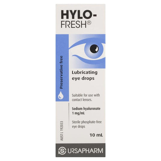 Hylo Fresh 1mg Preservative Free Eye Drops 10ml