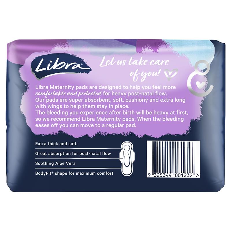 Load image into Gallery viewer, Libra Extra Long Maternity Pads Wings 10 Pack
