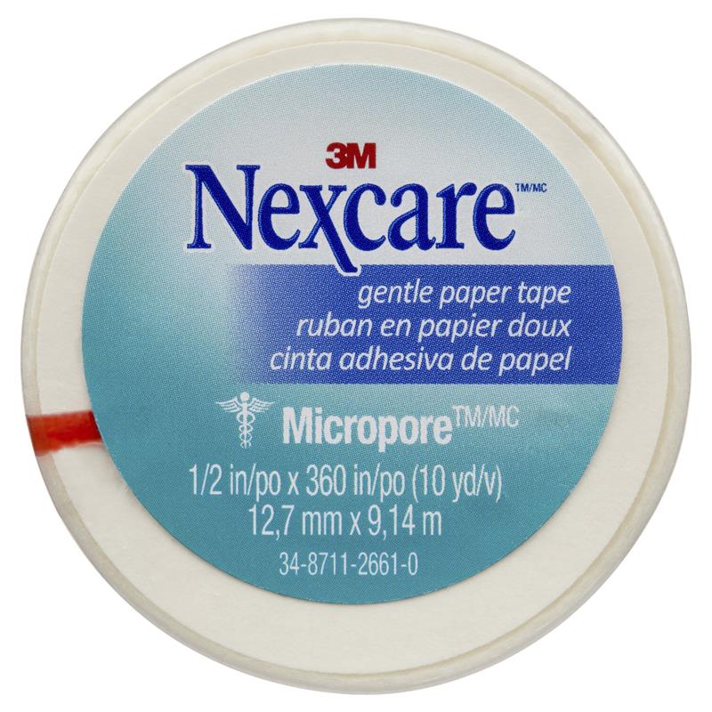 Load image into Gallery viewer, Nexcare Micropore Gentle Paper Tape White 12.7mm x 9.14m
