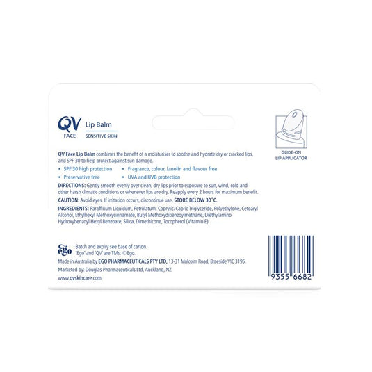 QV Face Lip Balm 15G With Spf 30+