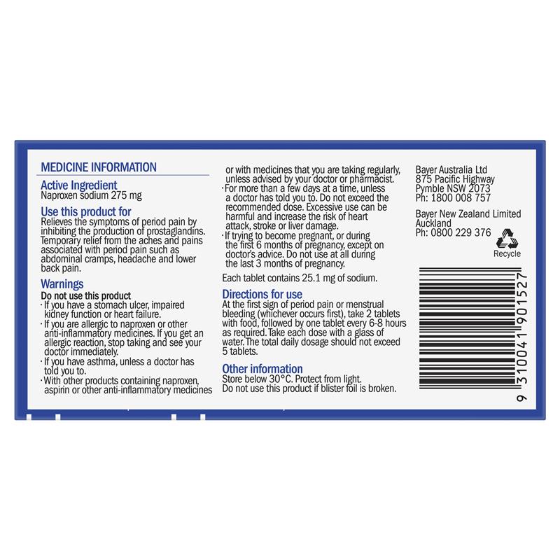 Load image into Gallery viewer, Naprogesic 275mg Tablets 24 Pack
