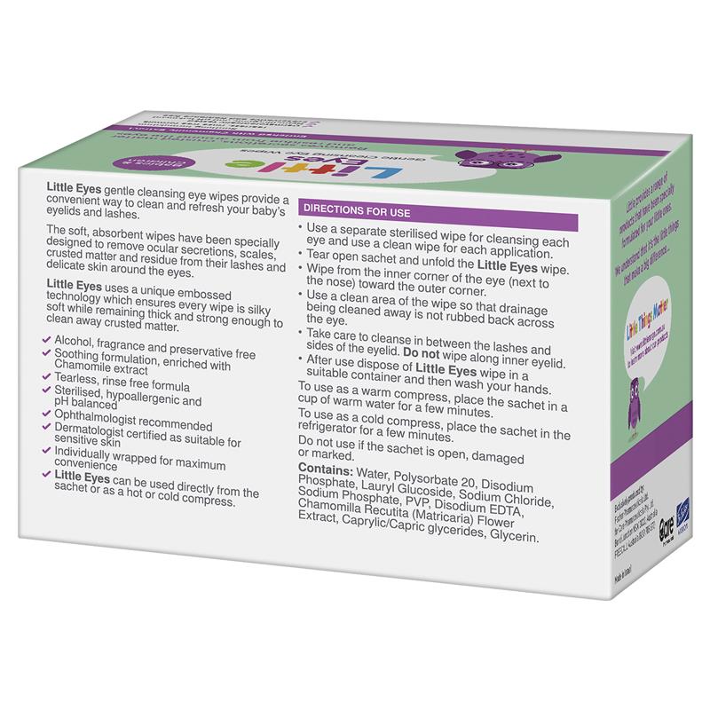 Load image into Gallery viewer, Little Eyes Cleansing Wipes 30
