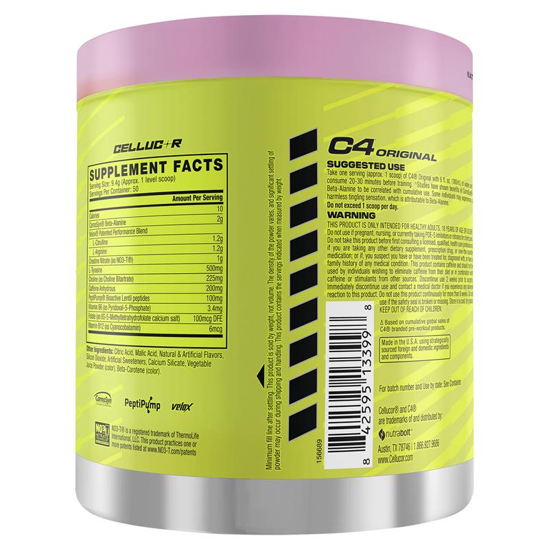 Load image into Gallery viewer, Cellucor C4 Original Pink Lemonade 50 Serves
