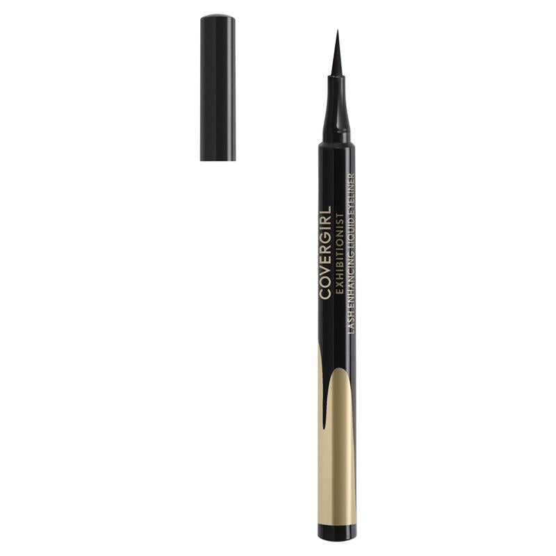 Load image into Gallery viewer, Covergirl Exhibitionist EyeLash Enhancing Liquid Liner 100 Matte Black
