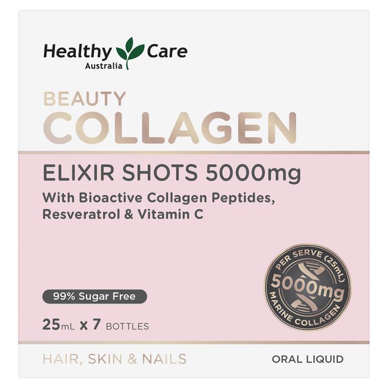 Load image into Gallery viewer, Healthy Care Beauty Collagen Shots 5000mg 25ml x 7 Bottles
