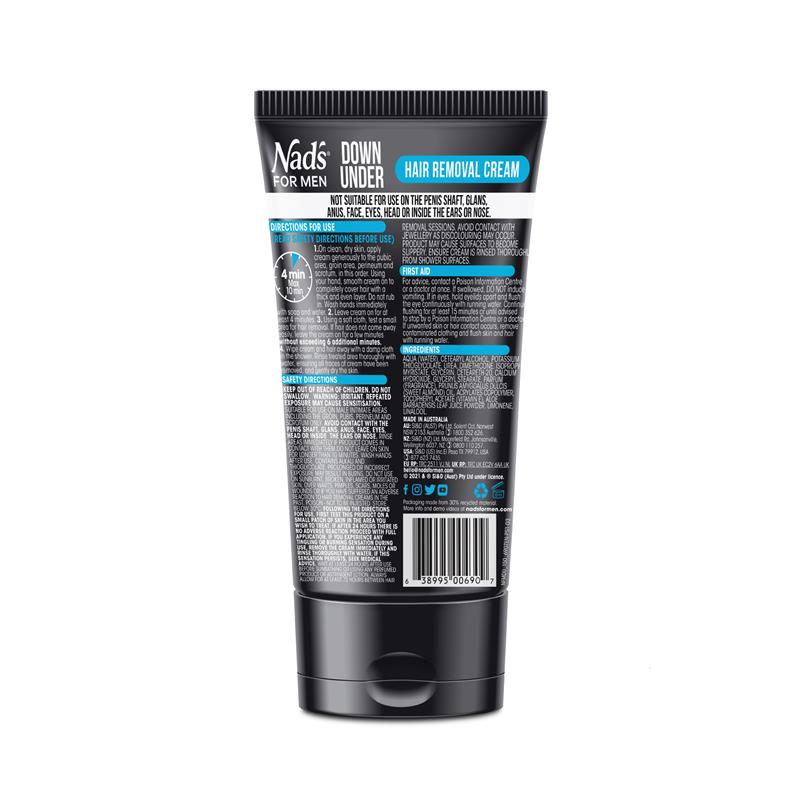 Load image into Gallery viewer, Nad's for Men Down Under Hair Removal Cream 150ml
