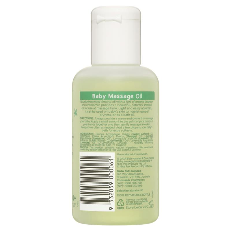 Load image into Gallery viewer, Gaia Natural Baby Massage Oil 125mL
