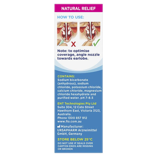 FLO Saline Plus Nasal Spray 30ml