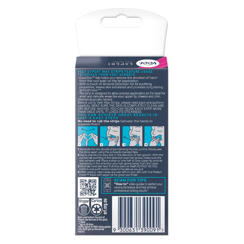 Load image into Gallery viewer, Veet Expert Cold Wax Face 20 Pack
