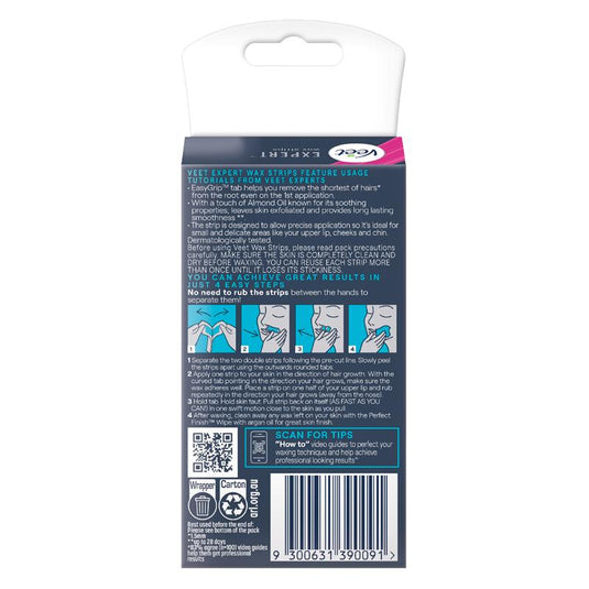 Veet Expert Cold Wax Face 20 Pack