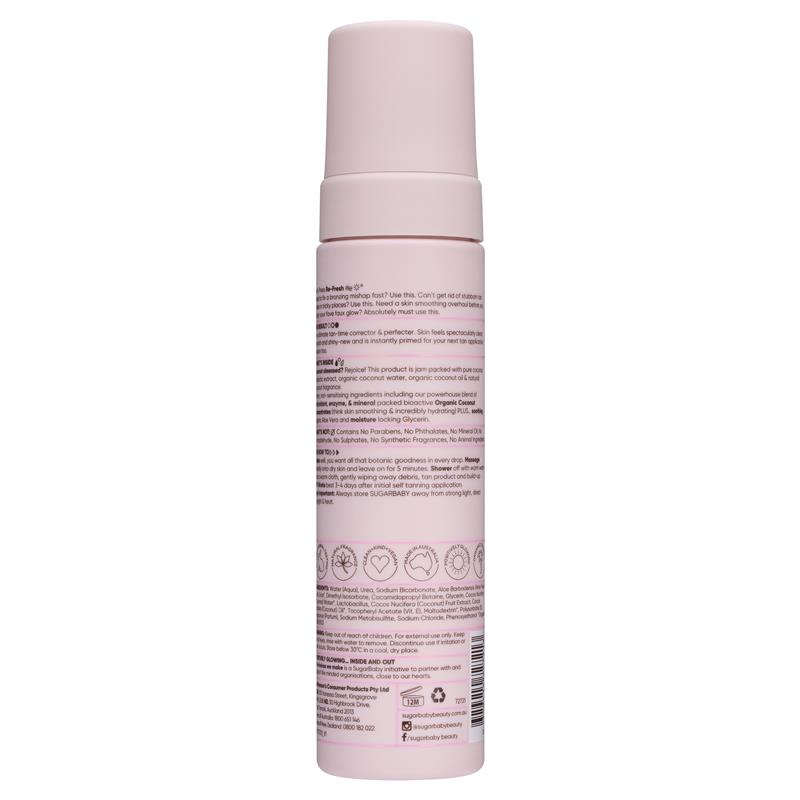 Load image into Gallery viewer, SugarBaby Glow To Go Faux Tan Eraser &amp; Skin Primer Mousse 200ml
