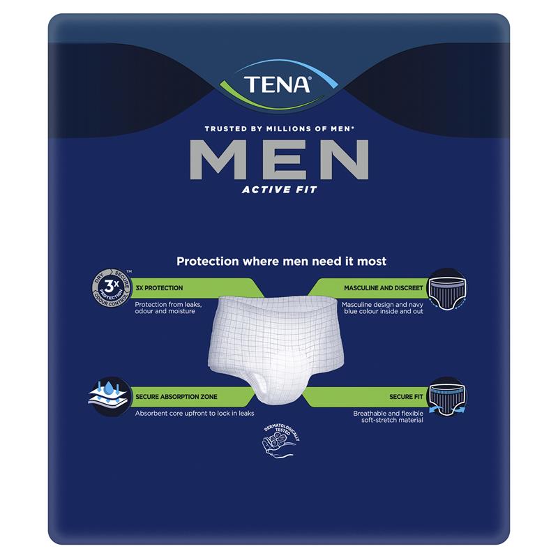 Load image into Gallery viewer, TENA Pant Men Active Fit Plus Medium 9 Pack
