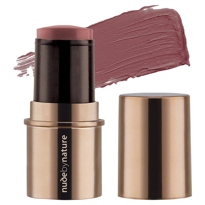 Load image into Gallery viewer, Nude by Nature Hydra Stick Lip &amp; Cheek Colour 01 Nude Berry

