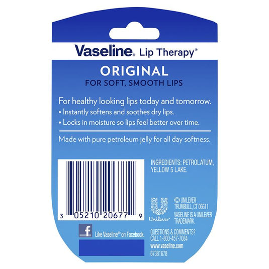 Vaseline Lip Balm Original Tub 7g