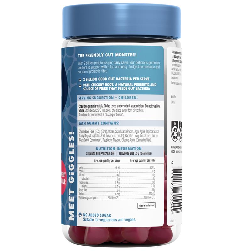 Load image into Gallery viewer, Little Swisse Pre + Probiotic Gummies 100 Pack
