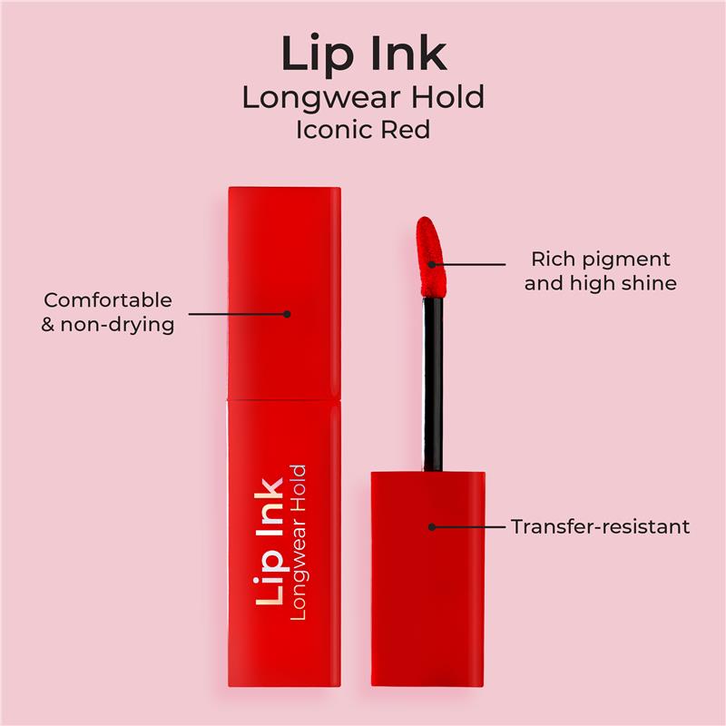 Load image into Gallery viewer, MCoBeauty Lip Ink Longwear Hold Iconic Red
