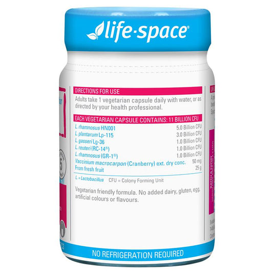 Life-Space Urogen Probiotic For Women 60 Capsules