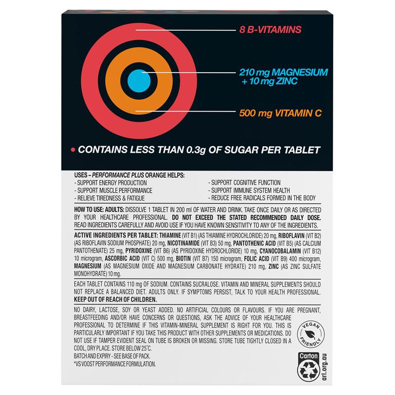 Load image into Gallery viewer, Voost Performance Plus Orange Effervescent 60 Pack Exclusive Size
