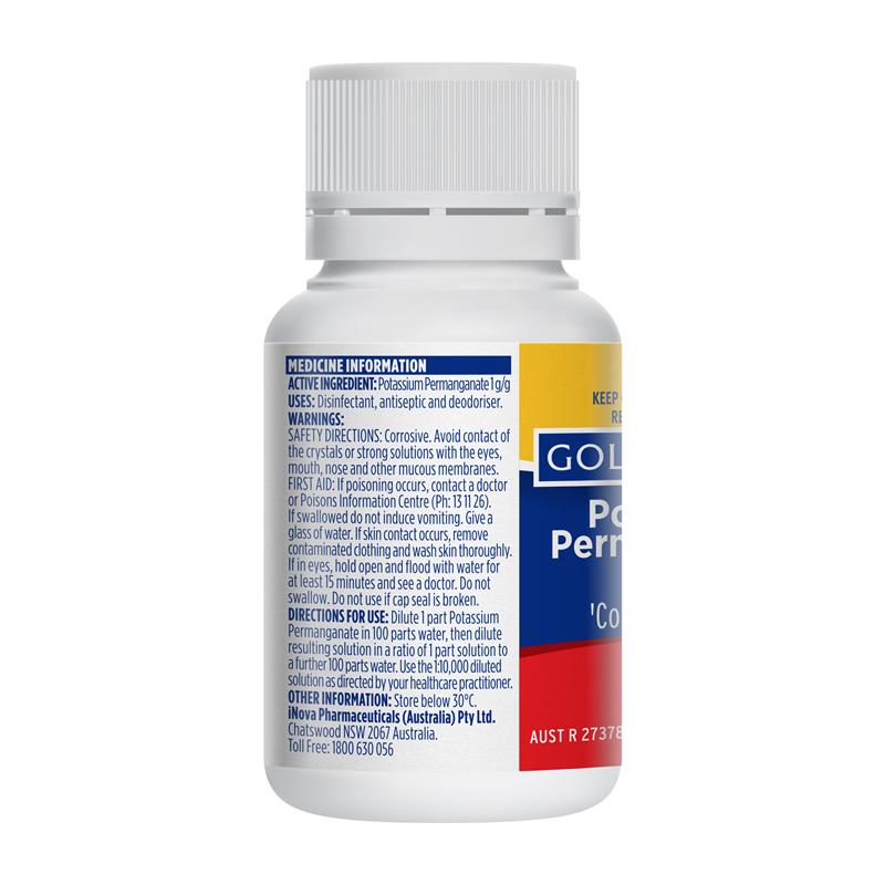 Load image into Gallery viewer, Gold Cross Potassium Permanganate 50g
