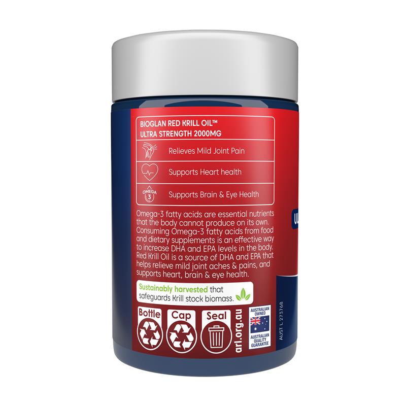 Load image into Gallery viewer, Bioglan Red Krill Oil 2000mg 30 Capsules
