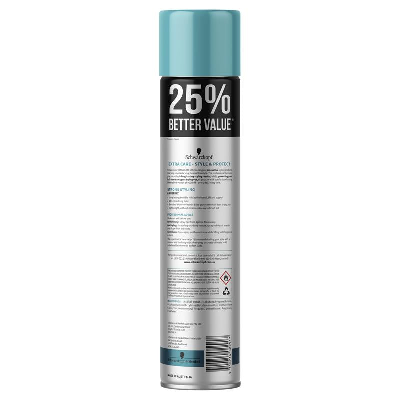 Load image into Gallery viewer, Schwarzkopf Extra Care Strong Styling Hairspray Extra Strong Hold 500g
