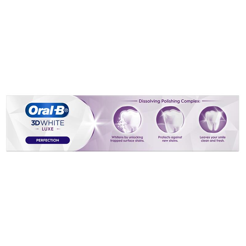 Load image into Gallery viewer, Oral B Teeth Whitening Toothpaste 3D White Luxe Perfection 95g
