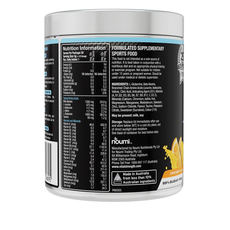 Load image into Gallery viewer, Vital Strength Intra Workout Orange 275g
