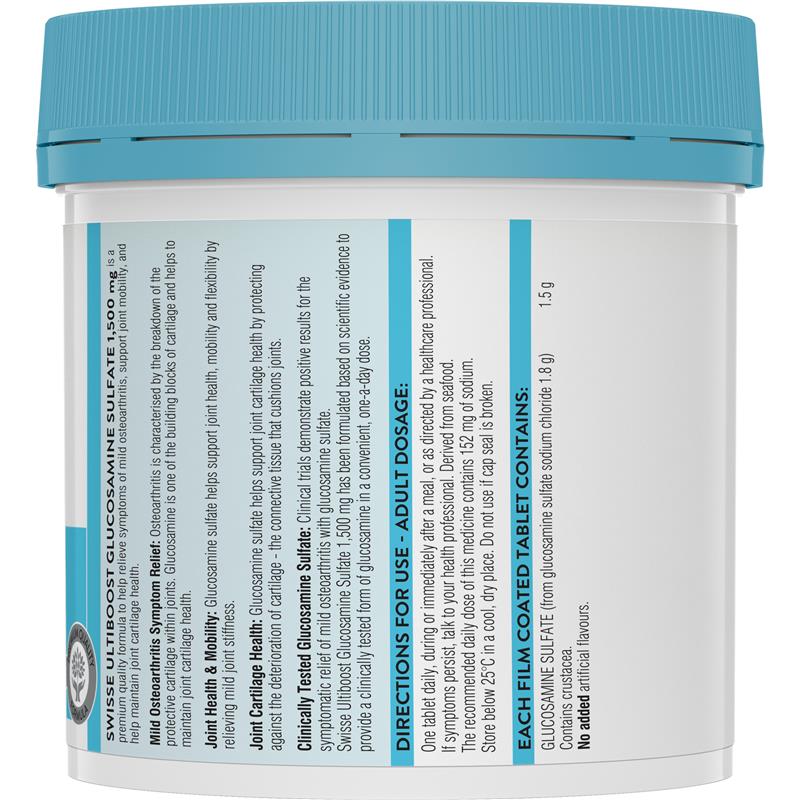 Load image into Gallery viewer, Swisse Glucosamine Sulfate 1500mg 180 Tablets
