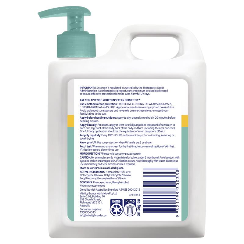 Load image into Gallery viewer, Cancer Council SPF 50+ Moisturising 1L
