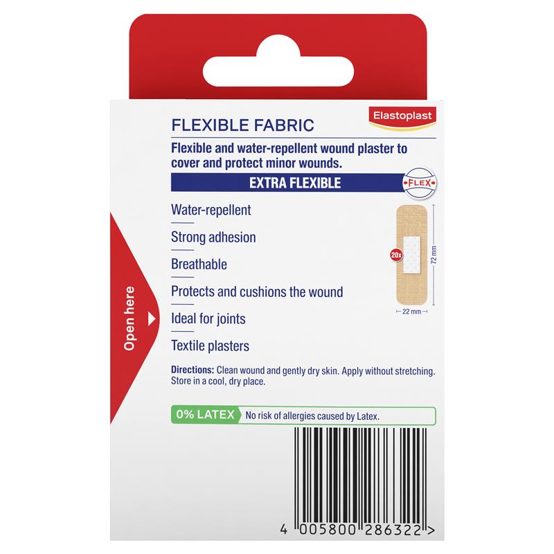 Load image into Gallery viewer, Elastoplast Flexible Fabric Strips 20 Pack
