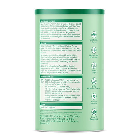 Bondi Protein Co. Plant Protein French Vanilla 800g