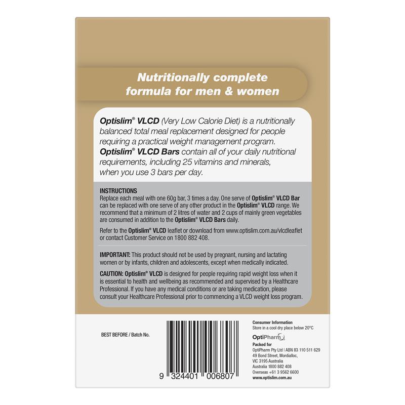 Load image into Gallery viewer, Optislim VLCD Bar Cappuccino Crunch 5 Pack
