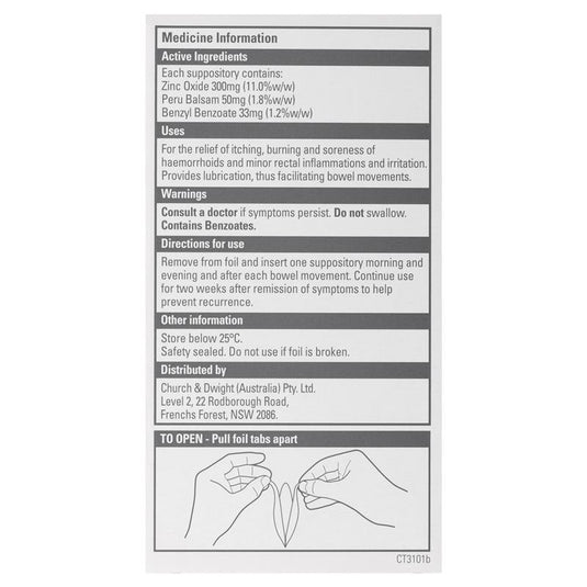 Anusol Suppositories 12