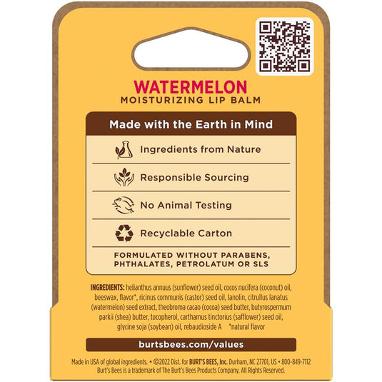 Burts Bees Watermelon Lip Balm 4.25g