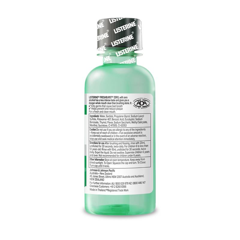 Load image into Gallery viewer, Listerine Mouthwash Freshburst Zero 100ml
