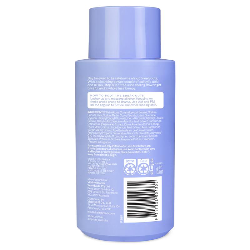 Load image into Gallery viewer, Epzen Clearing AHA &amp; Salicylic Acid Body Wash 400ml
