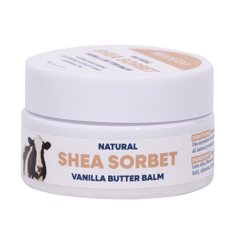 Load image into Gallery viewer, MooGoo Natural Shea Sorbet Intense Moisturising Vanilla Butter Balm 50g
