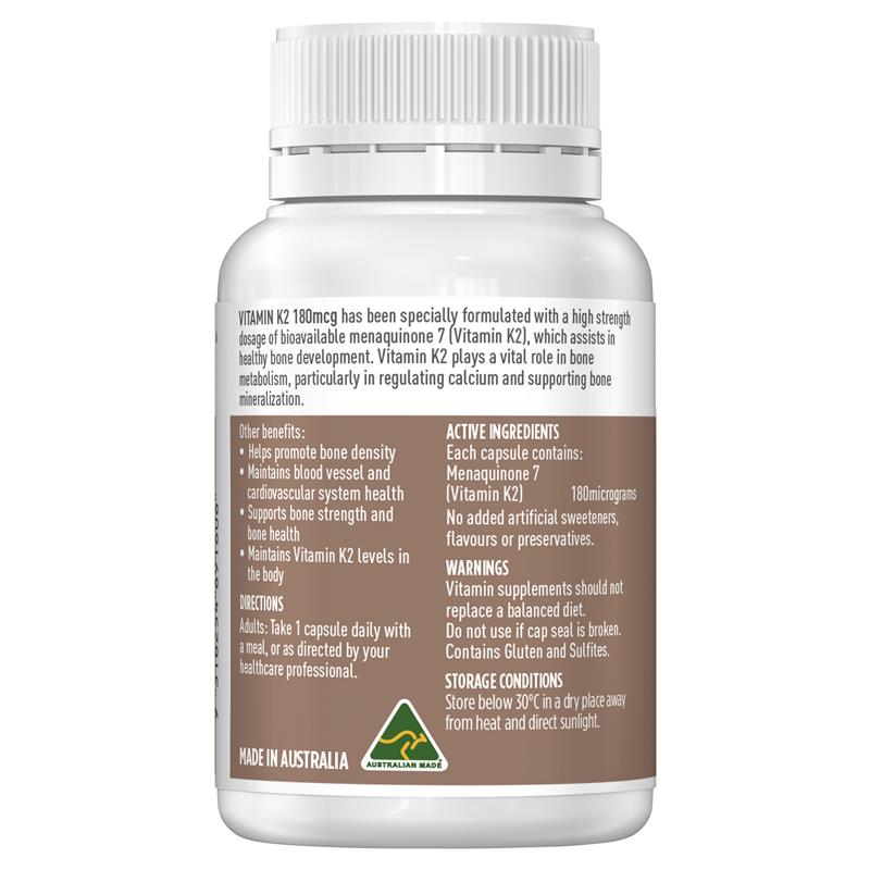 Load image into Gallery viewer, Healthy Care Vitamin K2 180mg 50 Capsules
