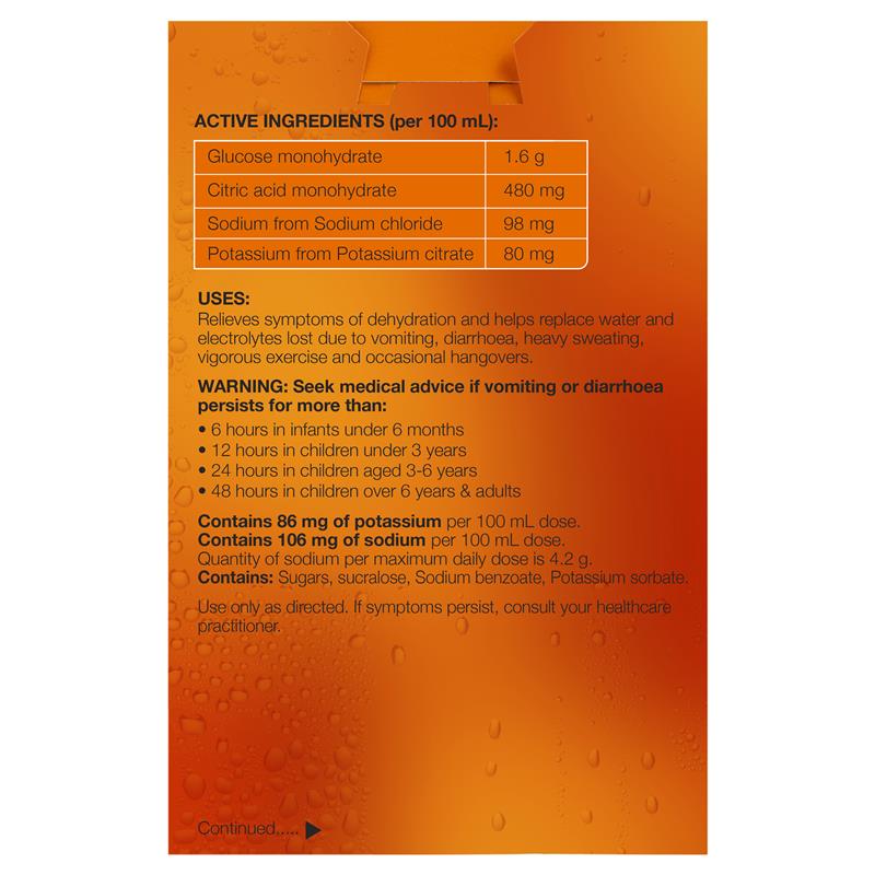 Load image into Gallery viewer, Hydralyte Electrolyte Orange 4 Pack (4x250ml) Solution
