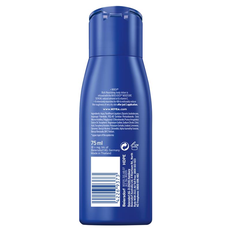 Load image into Gallery viewer, NIVEA Rich Nourishing Body Lotion 75ml
