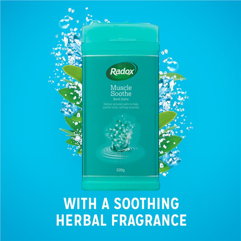 Load image into Gallery viewer, Radox Muscle Soothe Bath Salts 500g
