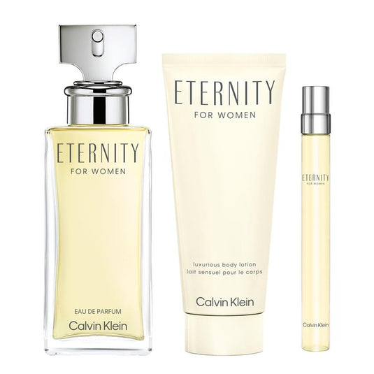 Calvin Klein Eternity for Women Eau de Parfum 100ml + 100ml Body Lotion and Mini Set