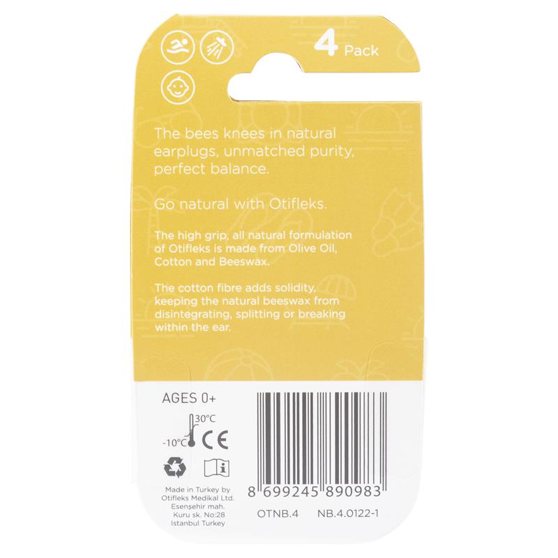 Load image into Gallery viewer, Otifleks Beeswax Earplugs  4Pk
